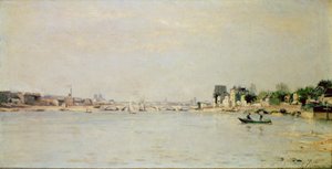 Uitzicht op de rivier de Seine
